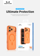 Keephone MagiCam Foldable Kickstand & Selfie Stick Case | Anti-Yellowing, MagSafe Compatible | iPhone 17 Series (MAGICAM)