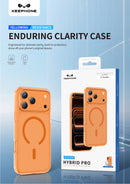Keephone Hybrid Pro Anti-Yellowing Ultra Clear TPU Case | MagSafe Compatible | iPhone 17 Series (HYBRID PRO)