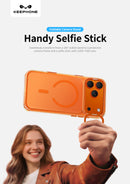 Keephone MagiCam Foldable Kickstand & Selfie Stick Case | Anti-Yellowing, MagSafe Compatible | iPhone 17 Series (MAGICAM)