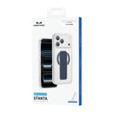 Keephone Stanta Anti-Scratch Matte Clear Case with Magnetic Leather Strap & Kickstand | Anti-Yellowing, MagSafe Compatible | iPhone 17 Series (STANTA)
