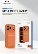 Keephone Suedea Multi-Function Wallet Case with Foldable Kickstand | MagSafe Compatible |  iPhone 17 Series (SUEDEA)