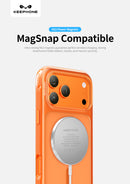 Keephone Monica Airbag Matte Case | 4.5M SGS-Certified Drop Protection, MagSafe Compatible, Anti-Smudge, 4-Corner Cushion | iPhone 17 Series (MONICA AIRBAG)