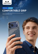 Keephone Starry Genuine Kevlar Case with Night Star Aesthetic | 1500D Aramid Fiber & MagSafe Compatible | iPhone 17 Series (STARRY)