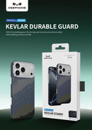 Keephone Starry Genuine Kevlar Case with Night Star Aesthetic | 1500D Aramid Fiber & MagSafe Compatible | iPhone 17 Series (STARRY)