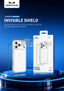 Keephone Combo 3-in-1 Ultimate Protection Kit | Anti-Yellowing MagSafe Clear Case, Screen Protector & Lens Guard | iPhone 17 Series (COMBO)