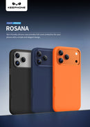 Keephone Rosana Premium Liquid Silicone Case | MagSafe Compatible | iPhone 17 Series (ROSANA)