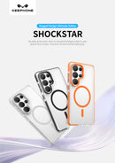 Keephone ShockStar Premium Shockproof Clear Case | MagSafe Compatible - Galaxy S26 Ultra (Black) (SHOCKSTAR)