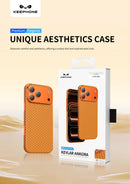 Keephone Ankora Genuine Kevlar Case with Classic Aesthetic | 1500D Aramid Fiber & MagSafe Compatible | iPhone 17 Series (ANKORA)