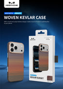 Keephone Seanova Genuine Kevlar Case with Modern Aesthetic | 1500D Aramid Fiber & MagSafe Compatible | iPhone 17 Series (SEANOVA)