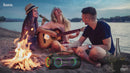 600W Bluetooth Party Speaker with 2 Wireless Microphones, RGB Light, 6000mAh Battery, IPX5 Waterproof (DS67)