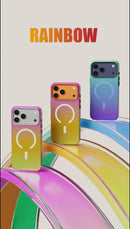 Keephone Rainbow Premium Dazzling Chrome Case with Gradient Color | MagSafe Compatible | iPhone 17 Series (RAINBOW)