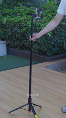 Premium 1.71m Selfie Stick with Drop-to-Open Tripod | Heavy-Duty Aluminum Stand with Bluetooth Remote (E31)