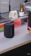 20W Premium Bluetooth Speaker with Dynamic LED Light, Multi-Mode Playback, Strong Bass (HT3)