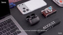 Semi-In-Ear TWS Earbuds with 7 Hours, Carry Case and Snap Hook (EQ30) White