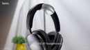 Premium Bluetooth Headset w/ 55 Hours, ANC Noise Cancelling, HOCO Music App (W63)