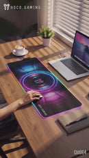 Premium Extra Large Gaming Mouse Pad with RGB Light (GM864)
