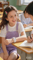 Kids Quartz Watch with Built-In Wireless Tracker for Apple Devices, IPX7 Waterproofing, 9-12 Month Battery Life (E112)