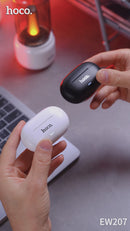 Comfortable Bean-Style Mini TWS Earbuds with 7 Hours, IPX4 Waterproofing (EW207)