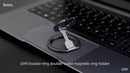 Double-Sided Magnetic Phone Ring Holder | Ultra-Slim Aluminum MagSafe Grip & Multi-Angle Double Ring Kickstand (GH9)