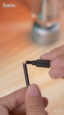 Nylon Braided Zinc Alloy Fast Charging Data Cable (X127)