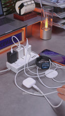 25W Qi2.2 3-in-1 Magnetic Wireless Fast Charger, with Compact Foldable Design (CQ23)