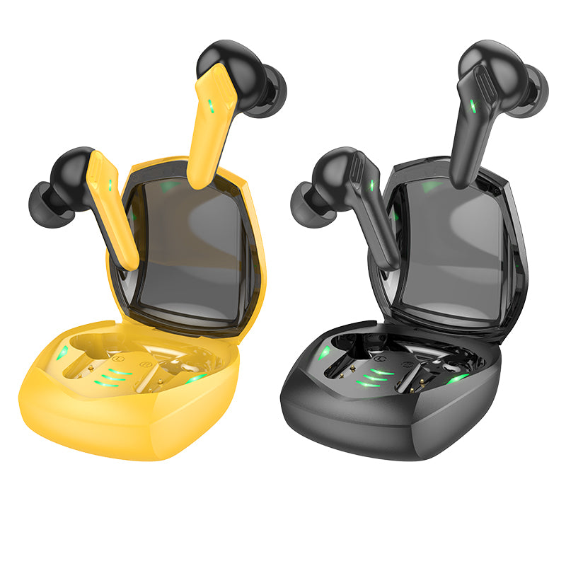 Gaming TWS Earbud w/ LED Battery Display (EW28) Yellow only