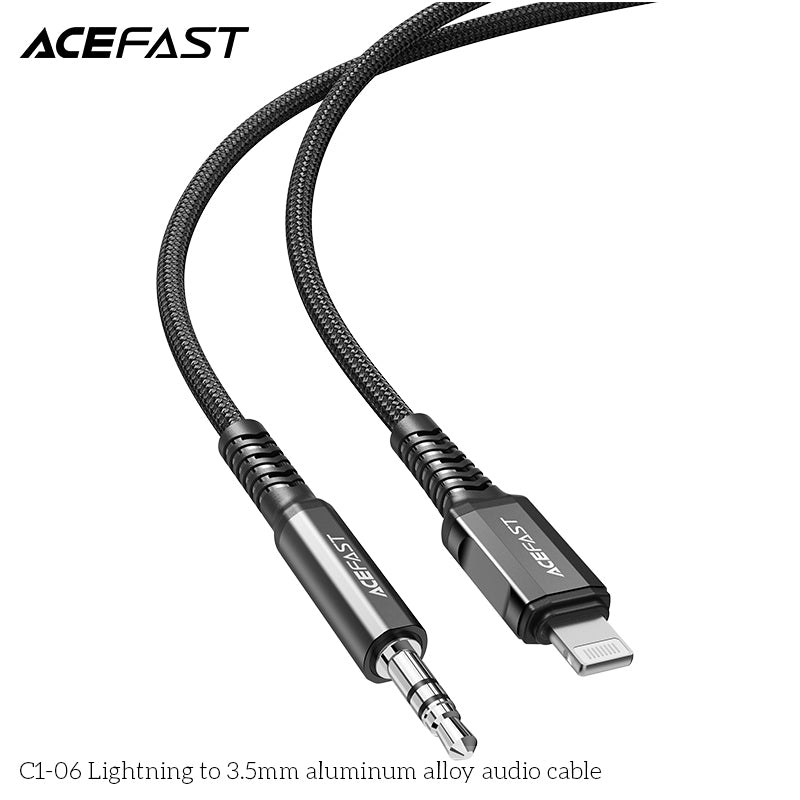 Premium Lightning Aux Jack / Cable (Apple MFI Certified) (C1)