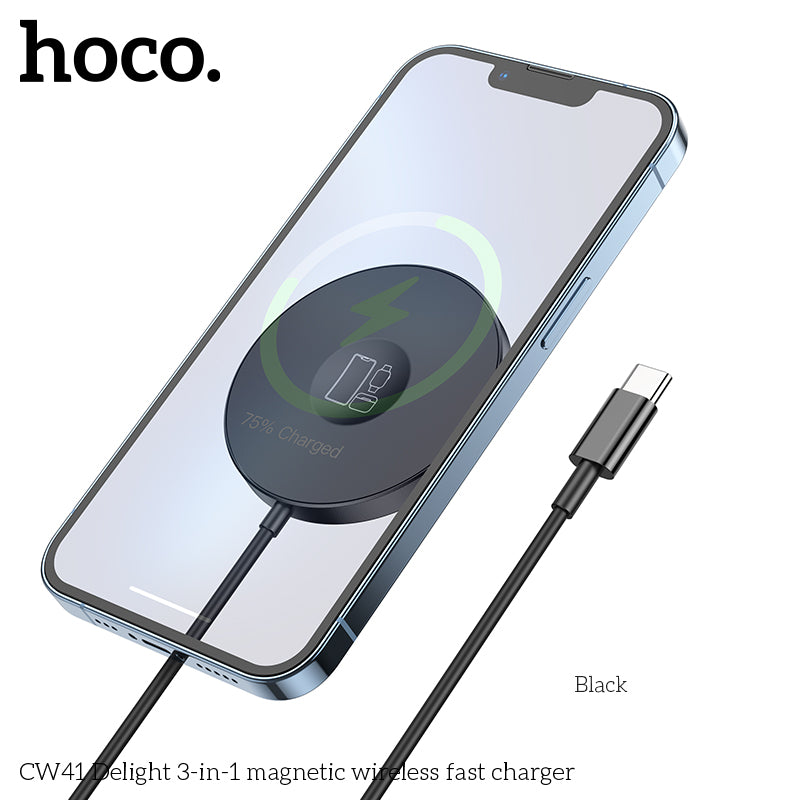 3 in 1 Magnetic Wireless Fast Charger (CW41)