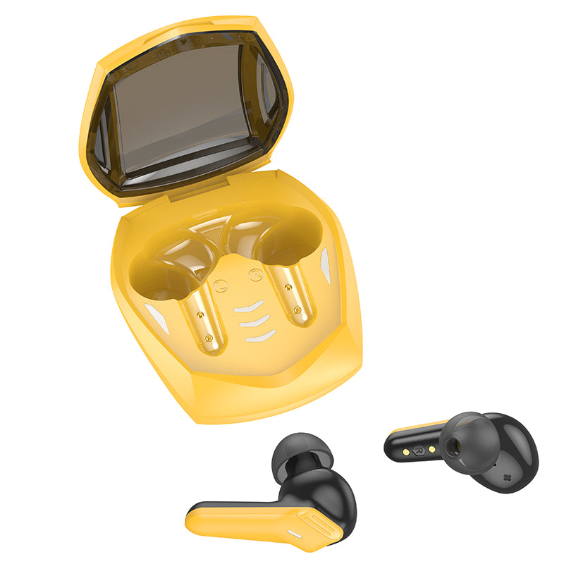 Gaming TWS Earbud w/ LED Battery Display (EW28) Yellow only