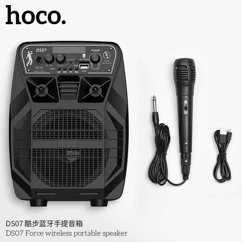 Bluetooth Speaker w/ Karaoke & Mic (DS07)