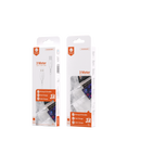 3A Fast & Safe Charge Cable w/ 2M & 3M (X5) - 2M iOS (White)