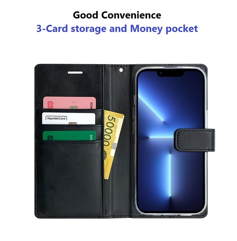 Noble Diary Wallet Case - iPhone X/XS (Black)