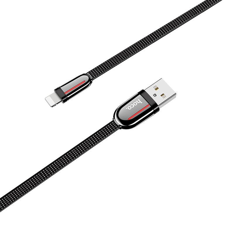 Premium Cloth Braided Cable w/Metallic Plug (U74) - Type C (Black)